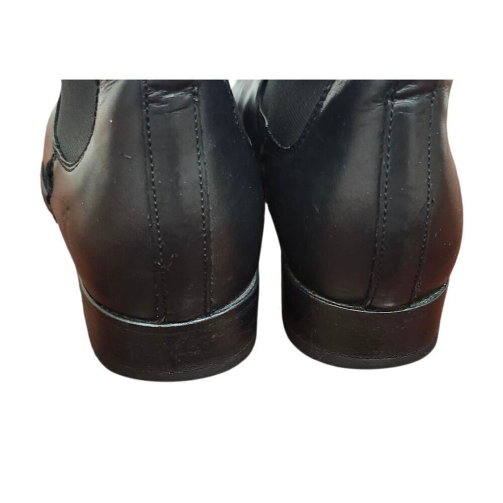 Frye Women’s Melissa Chelsea Leather Black Ankle Boots Women’s Size7 - Picture 8 of 15